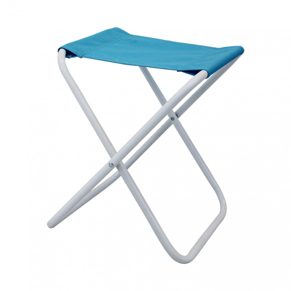 Sgabello Steel Oxford 30x38x35 h cm in Acciaio Blu