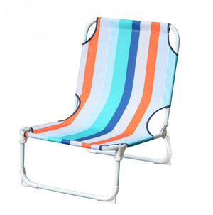 Spiaggina Garda Oxford 58x52x19/63 h cm in Acciaio Multicolor