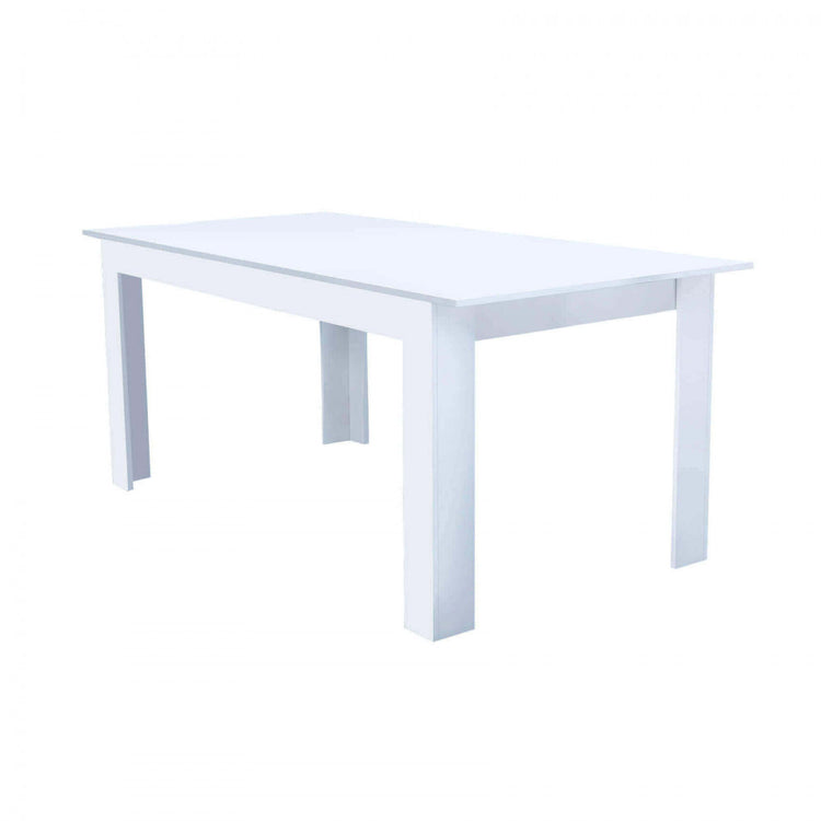 Tavolo Allungabile Gemma 160/200x90x75 h cm in Truciolare bilaminato Bianco