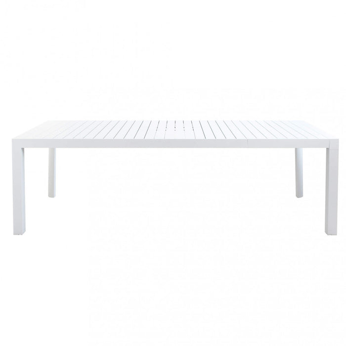 Tavolo Allungabile Houston 135/180x80x75 h cm in Alluminio Bianco