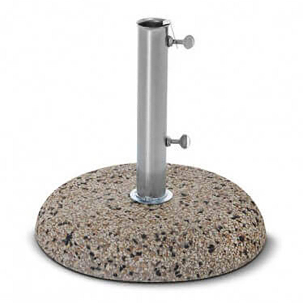 Base per Ombrellone da Giardino Kg 55 con Tubo Ø60 mm   in Acciaio Grigio