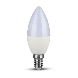 Bulbo LED - Samsung Chip 5.5W E14 Candela dimmerabile in plastica 4000K