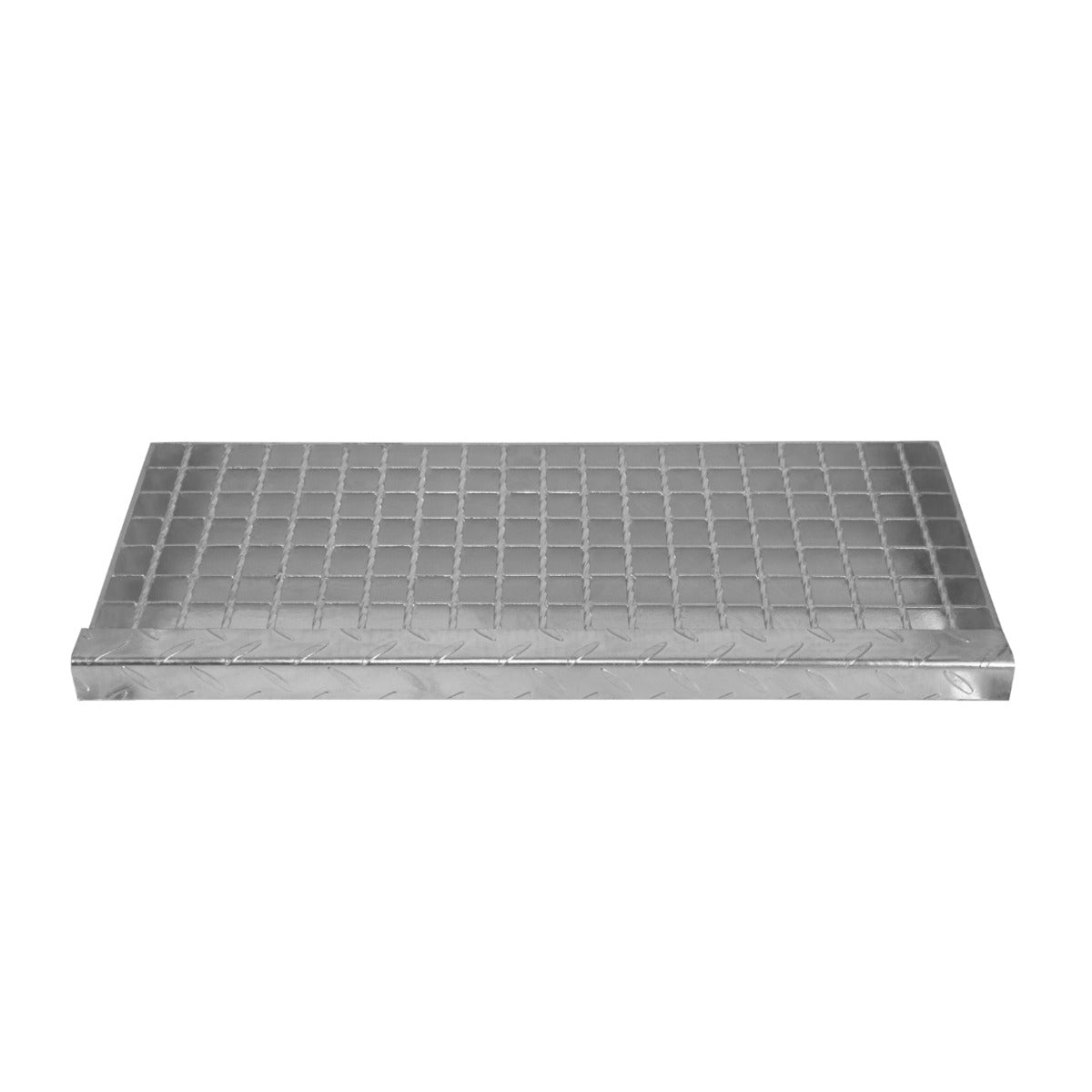 Scala metallica a gradini aggiuntivi regolabile in altezza in acciaio zincato 60 cm / 600 mm