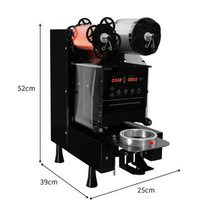 Macchina sigillatrice automatica per tazze di tè a bolle 500W commerciale 500-650 tazze/H