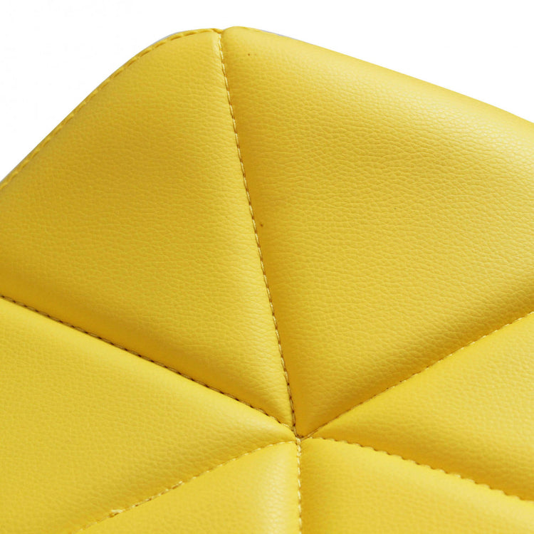 Sedia Annapolis Gialla 41x49x71 h cm in Similpelle Giallo