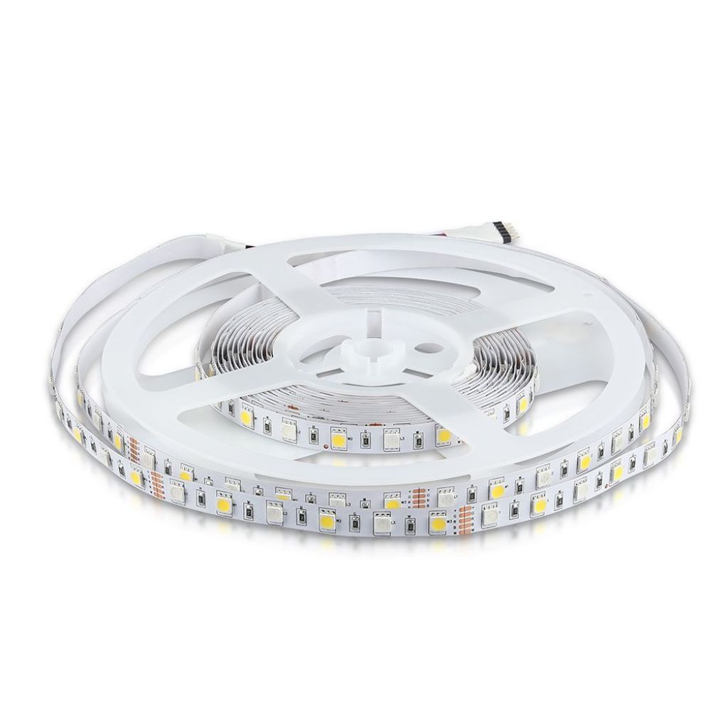 Strip LED 5050 - 60 LED 12V IP20 RGB + 4000K