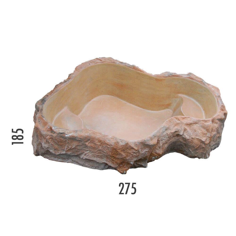 Laghetto Artificiale Roccia Fuori Terra 275x185x52 cm 900 Litri