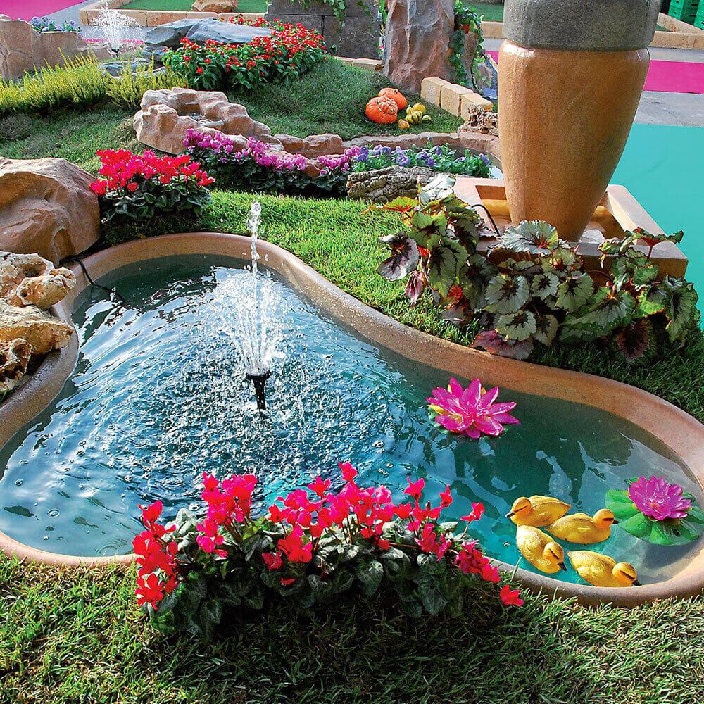 Laghetto Artificiale Roccia da Giardino 197x126x50 cm 440 Litri