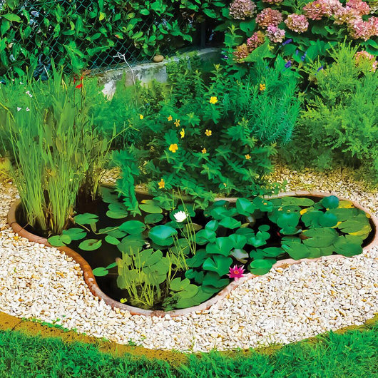 Laghetto Artificiale Roccia da Giardino 197x126x50 cm 440 Litri