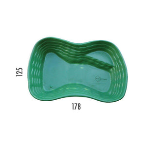 Laghetto Artificiale Verde da Giardino 178x125x45 cm 610 litri