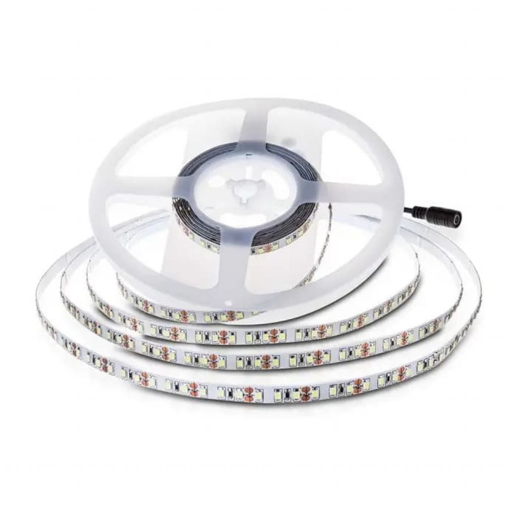 Strip LED SMD2835 - 120 LED 24V IP20 4000K doppio PCB 10m rotolo