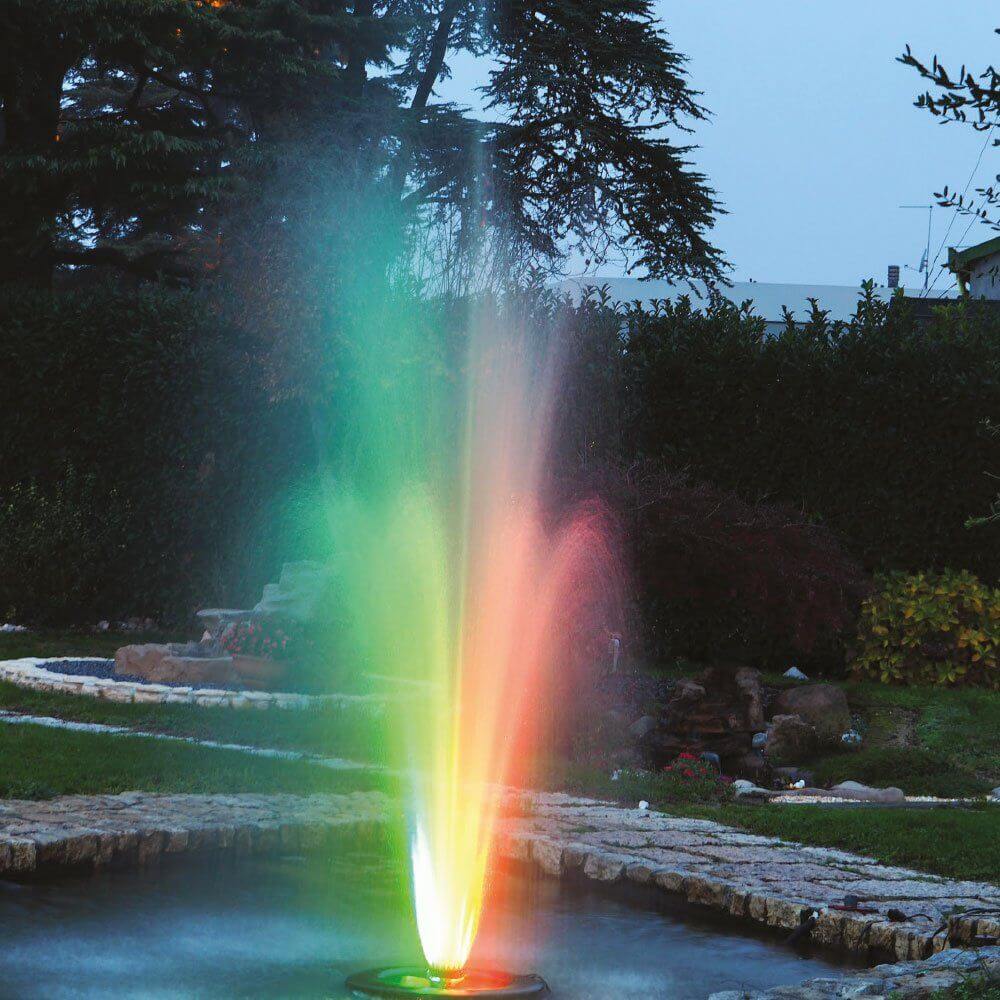 Faretto per Laghetti da Giardino a LED 16W Luce Multicolore