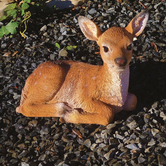 Bamby Cucciolo Decorativo in Resina 28x17 cm per Laghetti e Giardini