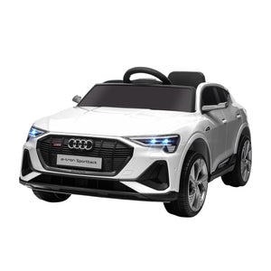 Macchina Elettrica per Bambini 12V con Licenza Audi E-Tron Sportback Bianco