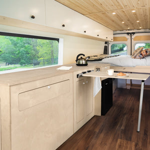 Cucina Van Multifunzionale in Betulla 15mm per Camper VW T5/T6 & Campervan