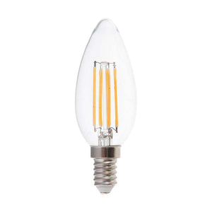 Copertina di bulbo-clear del filamento di candele da 6W 6500K E14 (130LM/WATT)