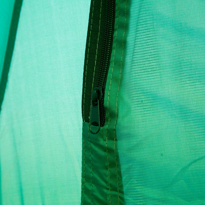 Tenda Doccia da Campeggio 122x122x213 cm in Poliestere Verde