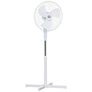 Ventilatore a Piantana 60x60x90-120 cm 3 Velocità Bianco