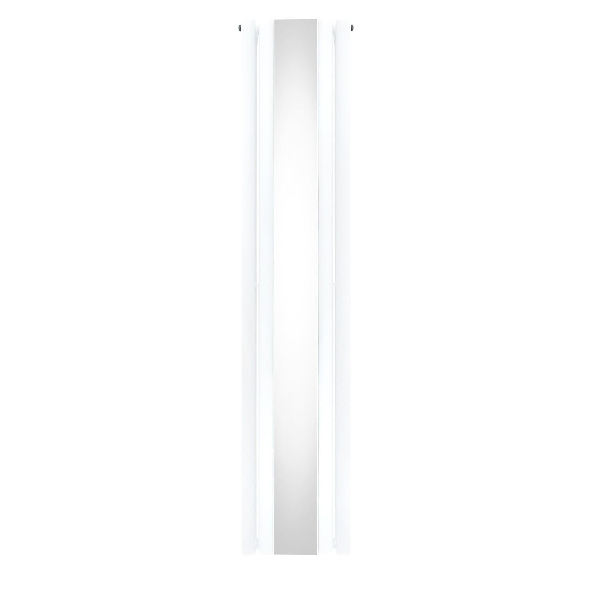 Radiatore Ovale a Specchio a Doppia Colonna Verticale Bianco 1800mm x 380mm