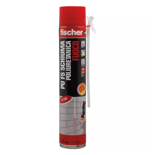 Schiuma poliuretanica fuoco pu fs  750 ml FISCHER