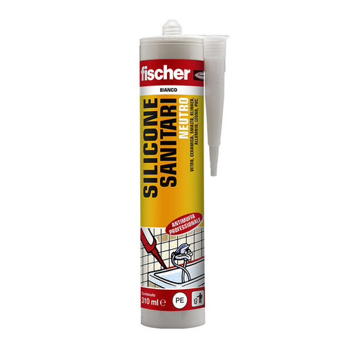 SILICONE SANITARI NEUTRO SNS Bianco - 310 ml I FISCHER  