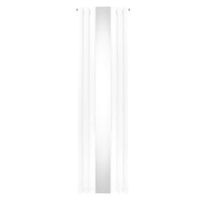 Radiatore Pannelli Ovali a specchio - 1800 mm x 500 mm - Bianco