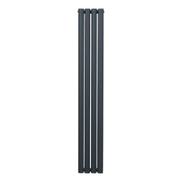 Radiatore a colonna ovale - 1600mm x 240mm - Grigio Antracite