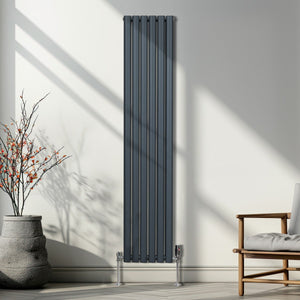 Radiatore a colonna ovale - 1800mm x 360mm - Grigio Antracite