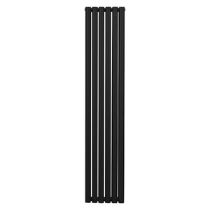 Radiatore a colonna ovale Designer nero 1800mm x 360mm