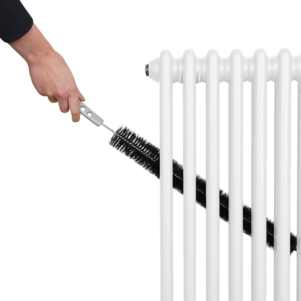 Termosifone Radiatore a 2 colonne per riscaldamento centralizzato orizzontale Bianco 30x83cm