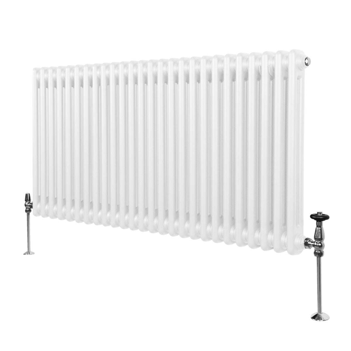 Termosifone Radiatore a 2 colonne per riscaldamento centralizzato Bianco 60 x 119cm