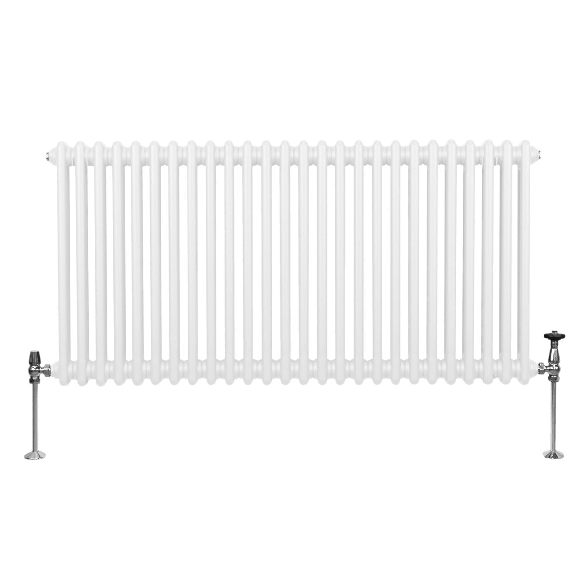 Termosifone Radiatore a 2 colonne per riscaldamento centralizzato Bianco 60 x 119cm