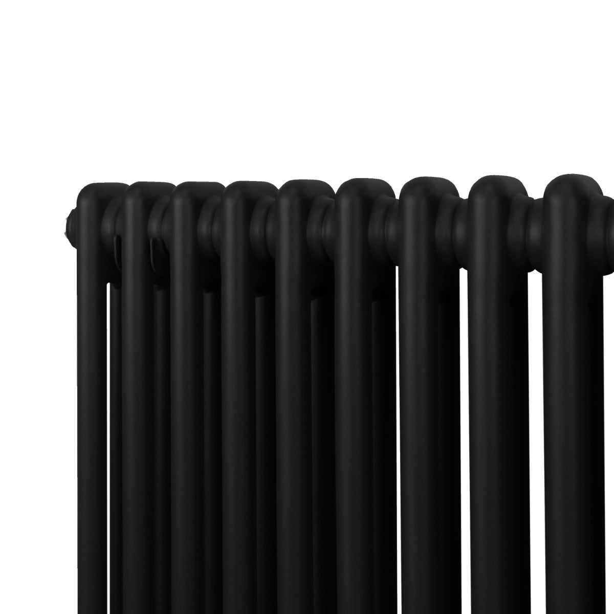 Termosifone Radiatore a 2 colonne per riscaldamento centralizzato Nero 60 x 119cm