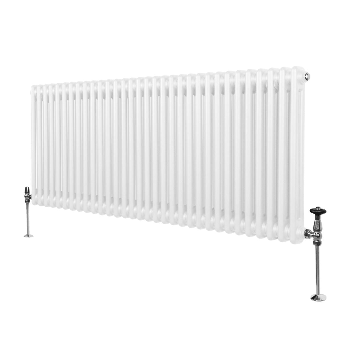 Termosifone Radiatore a 2 colonne per riscaldamento centralizzato Bianco 60 x 146cm