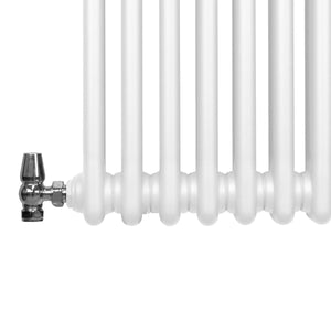 Termosifone Radiatore a 2 colonne per riscaldamento centralizzato Bianco 60 x 146cm