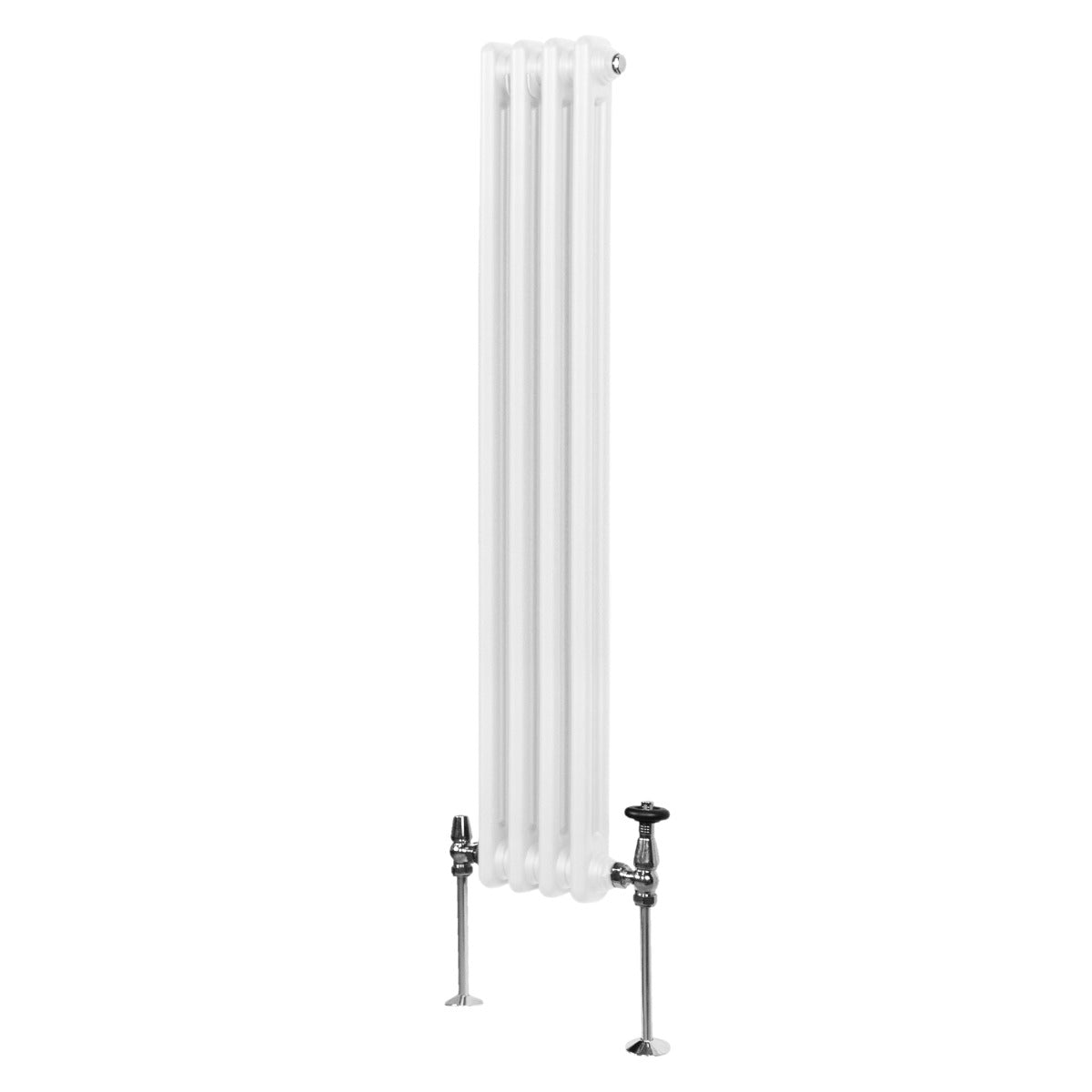 Termosifone Radiatore a 2 colonne per riscaldamento centralizzato verticale Bianco 150x20cm