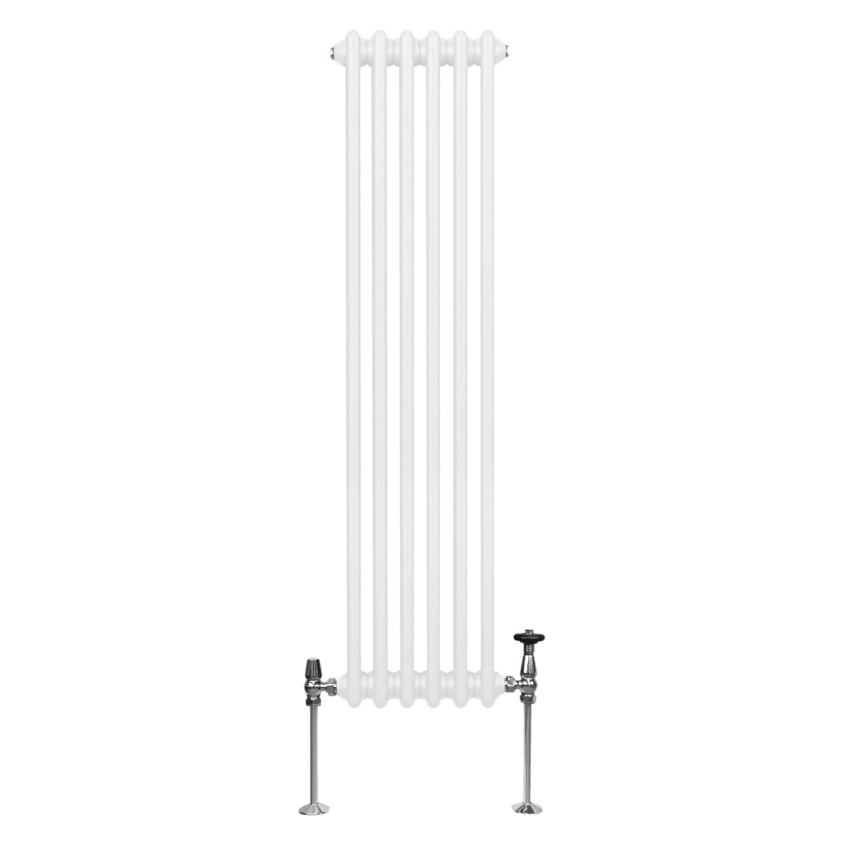 Termosifone Radiatore a 2 colonne per riscaldamento centralizzato verticale Bianco 150x29cm