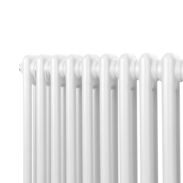 Termosifone Radiatore a 2 colonne per riscaldamento centralizzato verticale Bianco 150x56cm