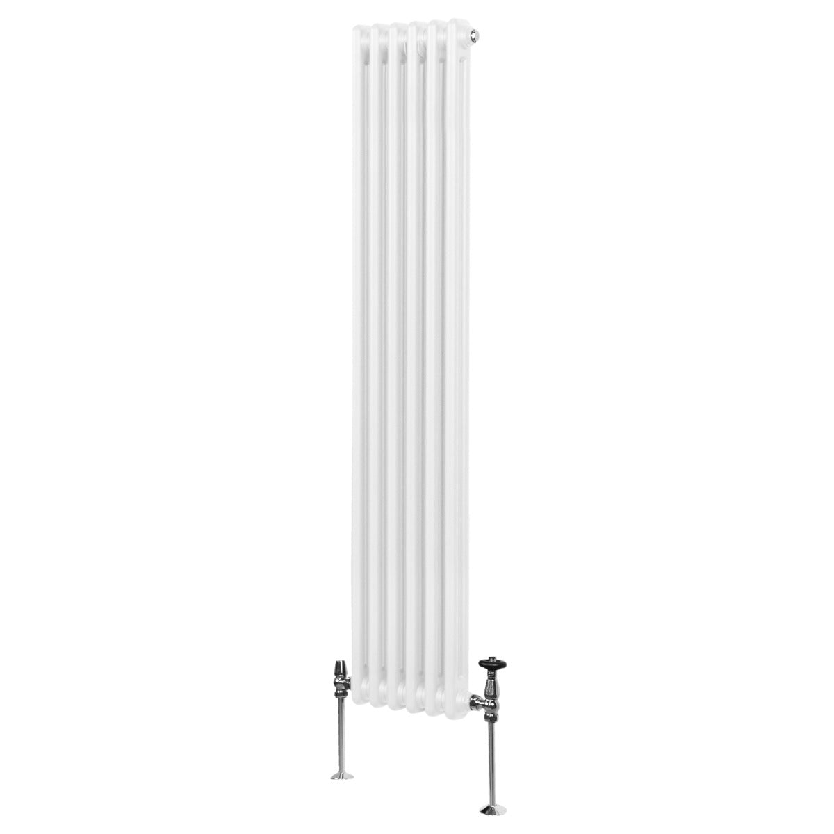 Termosifone Radiatore a 2 colonne per riscaldamento centralizzato verticale Bianco 180x29cm