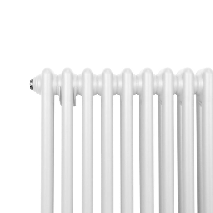 Termosifone Radiatore a 2 colonne per riscaldamento centralizzato verticale Bianco 180x29cm