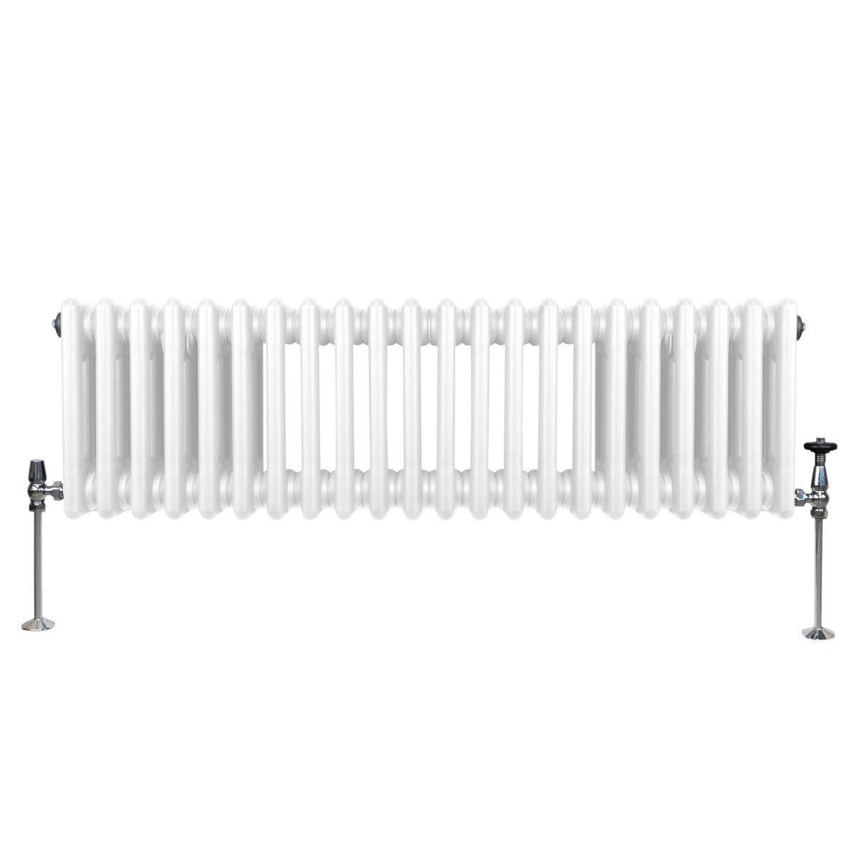 Termosifone Radiatore a 3 colonne per riscaldamento centralizzato Bianco 30 x 119cm