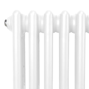 Termosifone Radiatore a 3 colonne per riscaldamento centralizzato Bianco 30 x 119cm