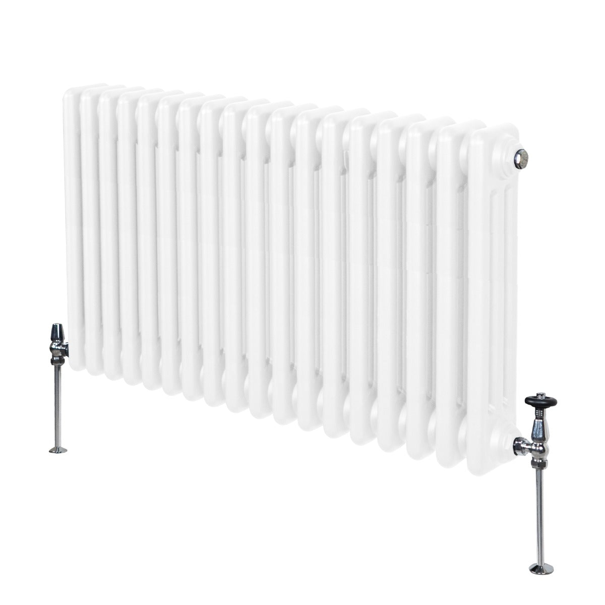 Termosifone Radiatore a 3 colonne per riscaldamento centralizzato Bianco 60x83cm