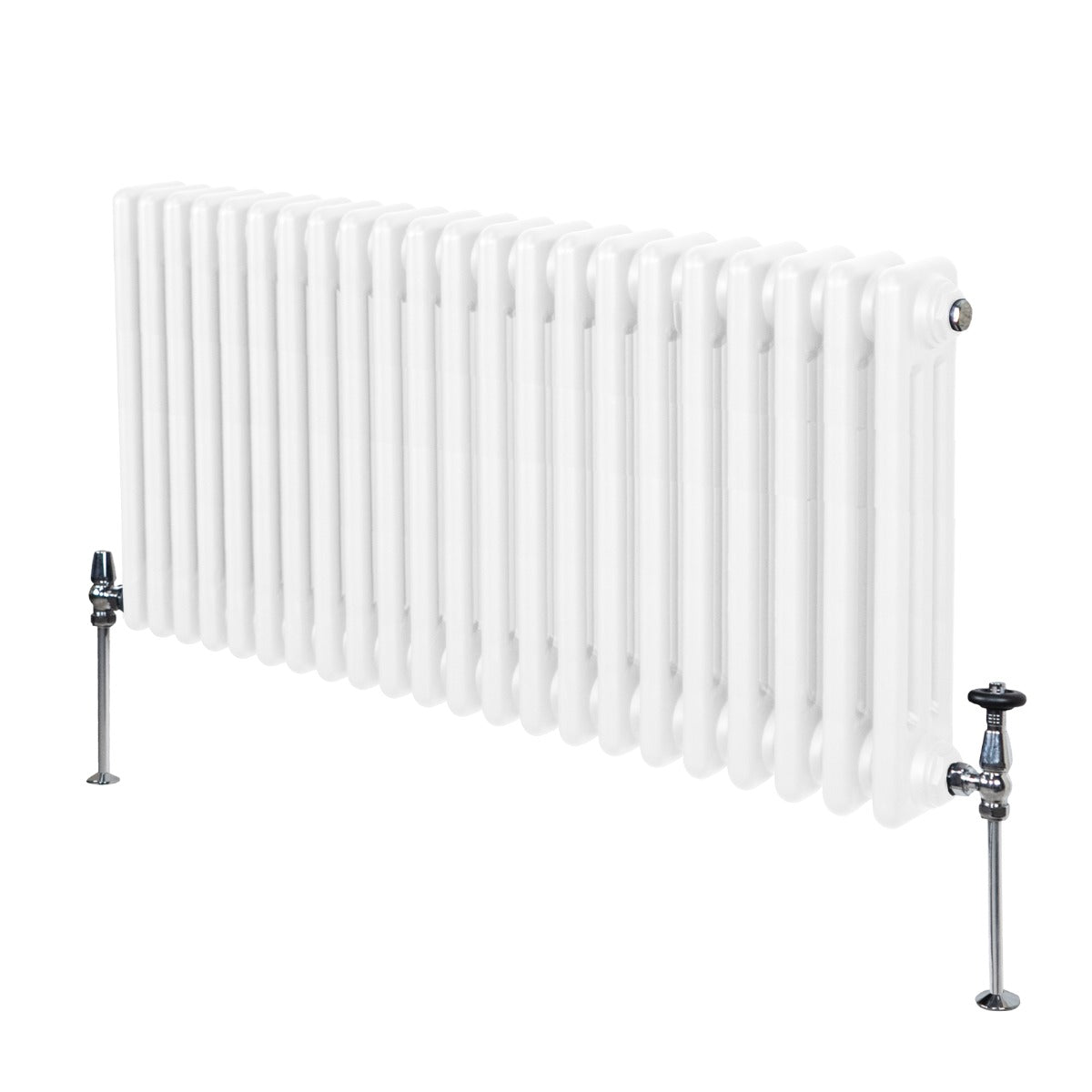 Termosifone Radiatore a 3 colonne per riscaldamento centralizzato Bianco 60 x 101cm