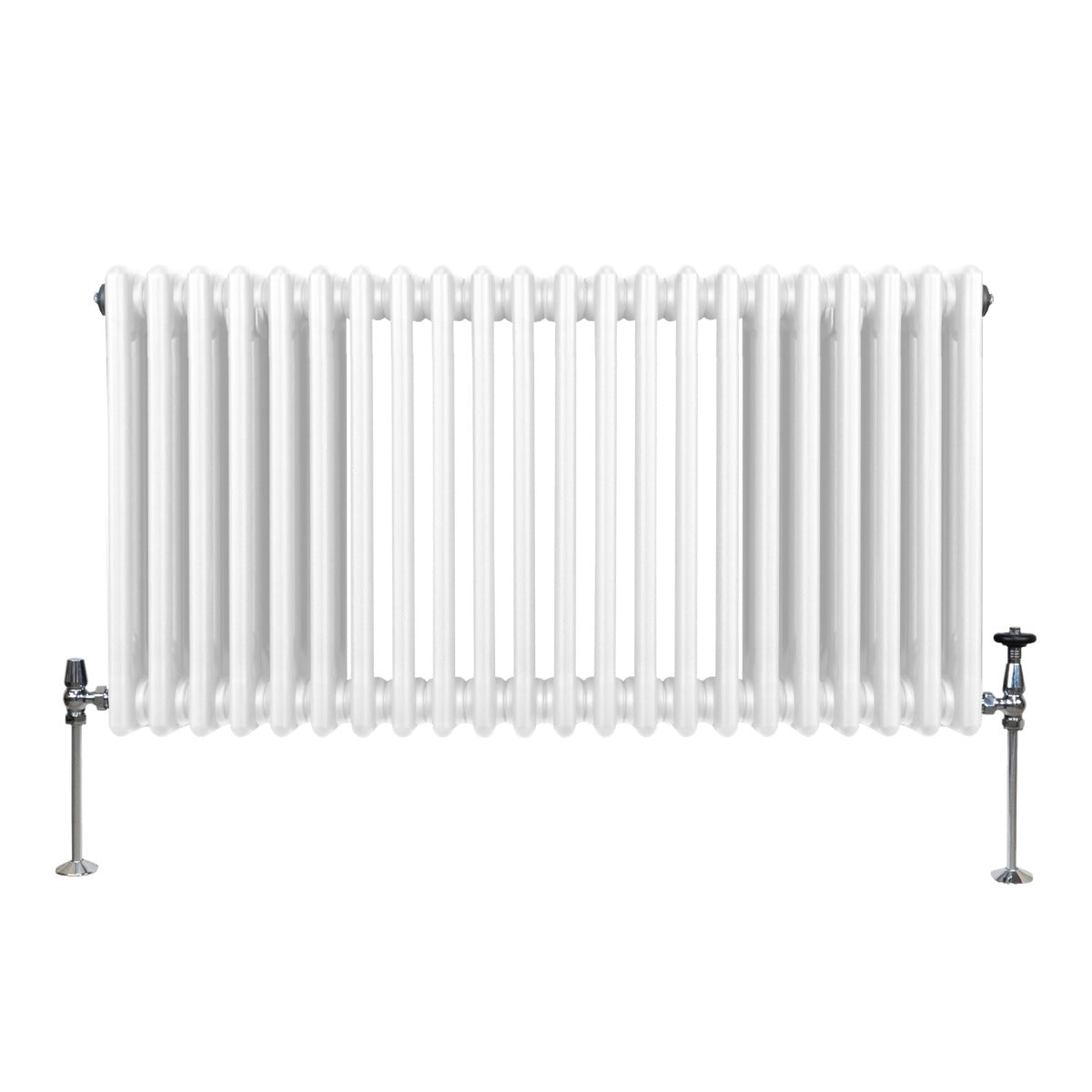 Termosifone Radiatore a 3 colonne per riscaldamento centralizzato Bianco 60 x 101cm