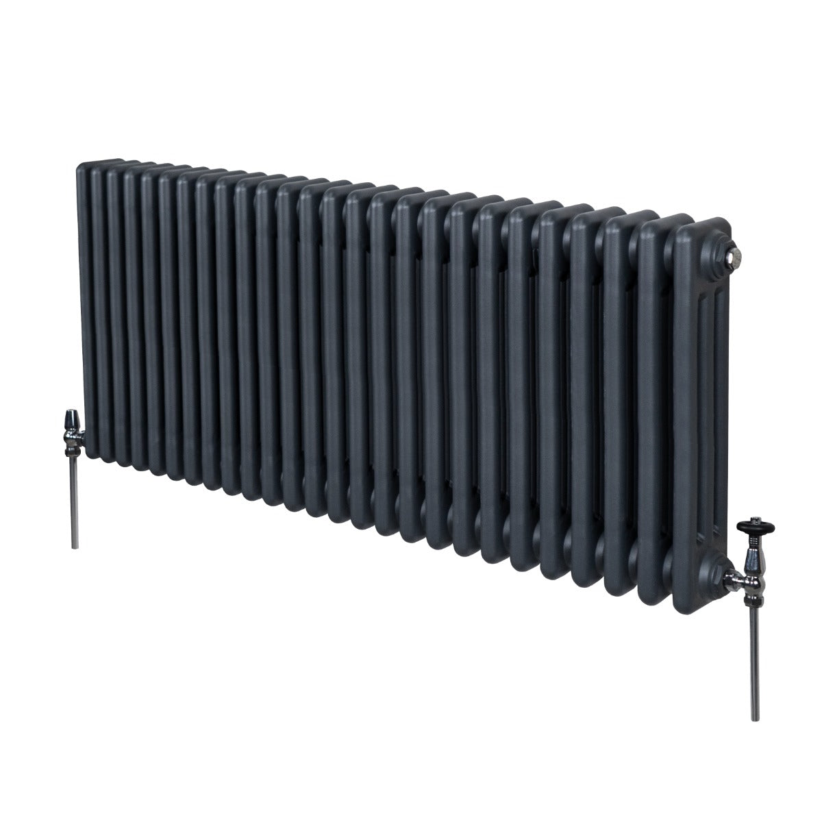 Termosifone Radiatore a 3 colonne per riscaldamento centralizzato Grigio Antracite 60 x 119cm