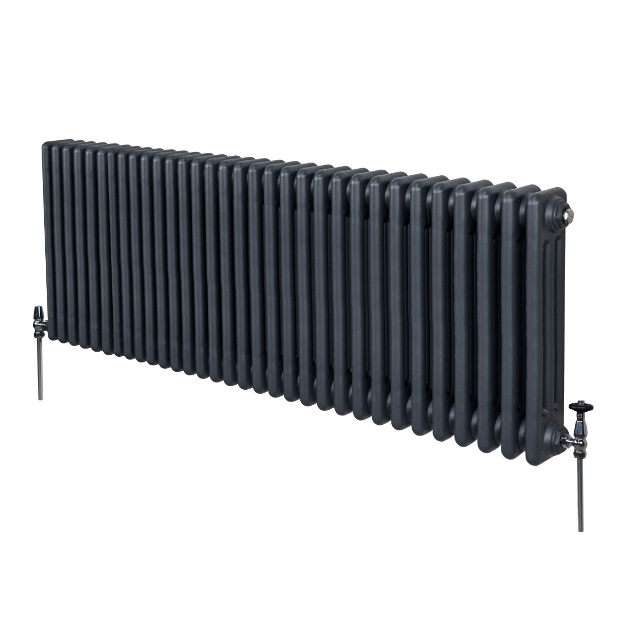 Termosifone Radiatore a 3 colonne per riscaldamento centralizzato Grigio Antracite 60 x 146cm