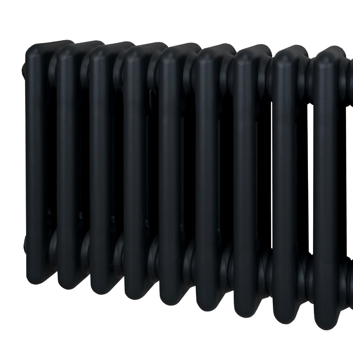 Termosifone Radiatore a 3 colonne per riscaldamento centralizzato verticale Nero 150x29cm