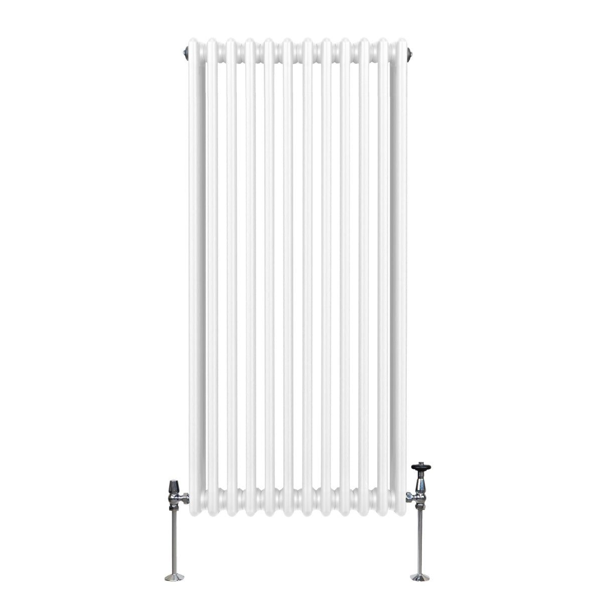 Termosifone Radiatore a 3 colonne per riscaldamento centralizzato verticale Bianco 150x56cm