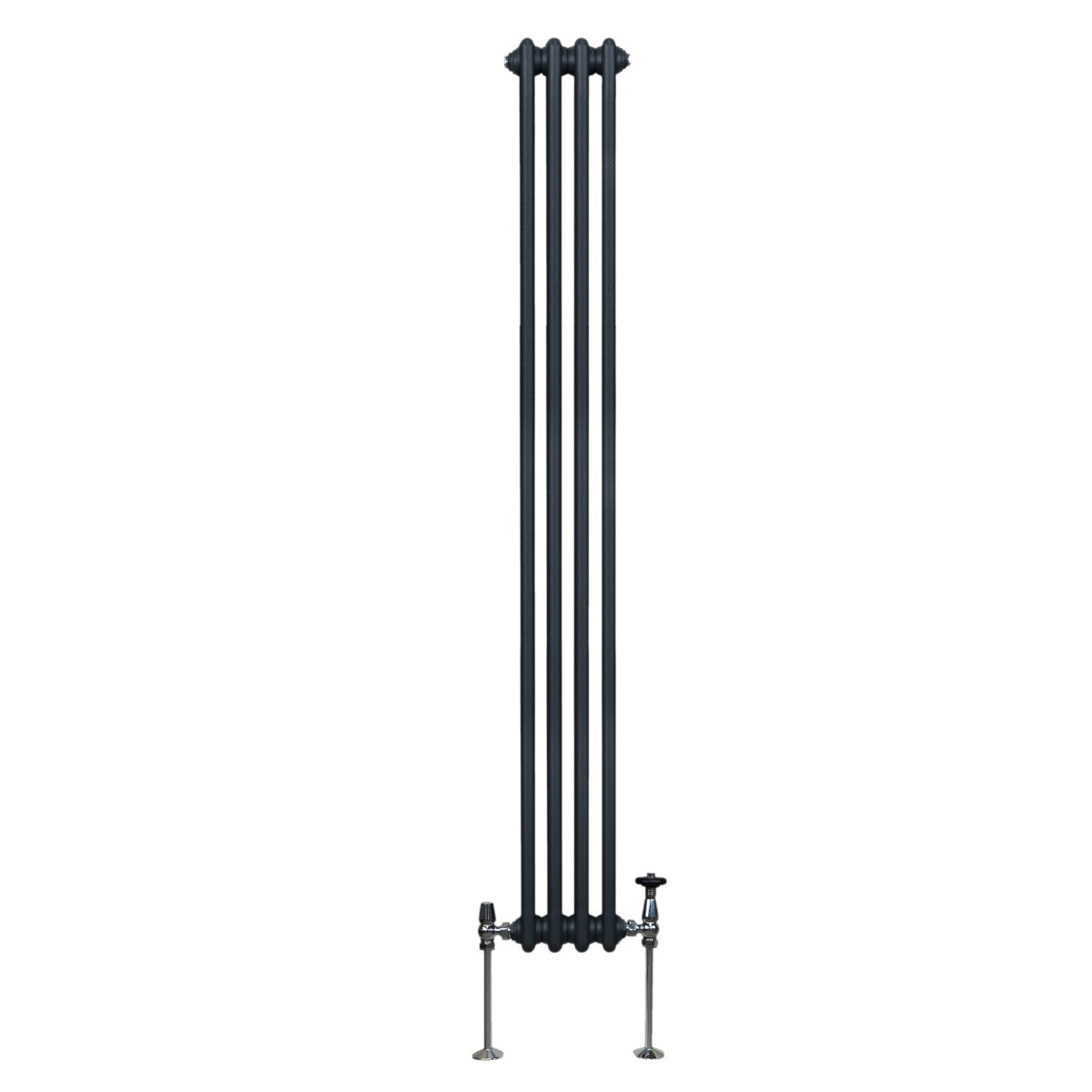 Termosifone Radiatore a 3 colonne per riscaldamento centralizzato verticale Grigio antracite 180x20cm